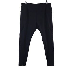 Calia By Carrie Underwood Black High Rise Leggings Womens 2X Power Mesh